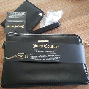 JUICY COUTURE | NWT Black Charging Cosmetic Bag